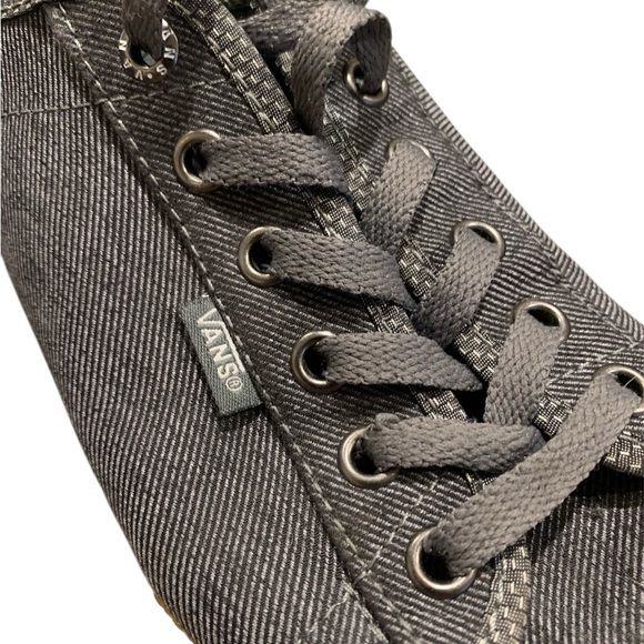 Vans Women’s Charcoal Canvas Sneakers - Picture 2 of 8